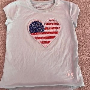 Girls size 6 Under Armour T-Shirt